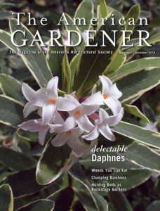 The American Gardener, November–December 2016 Issue cover.